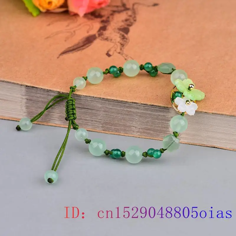 Green Jade Flower Bracelet Amu - огляд і ціна Beading