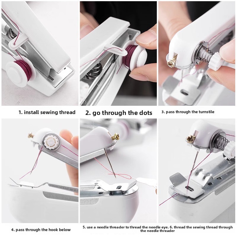 Portable Handheld Sewing Machi - огляд і ціна Mini Electric Sewing Machine Handheld