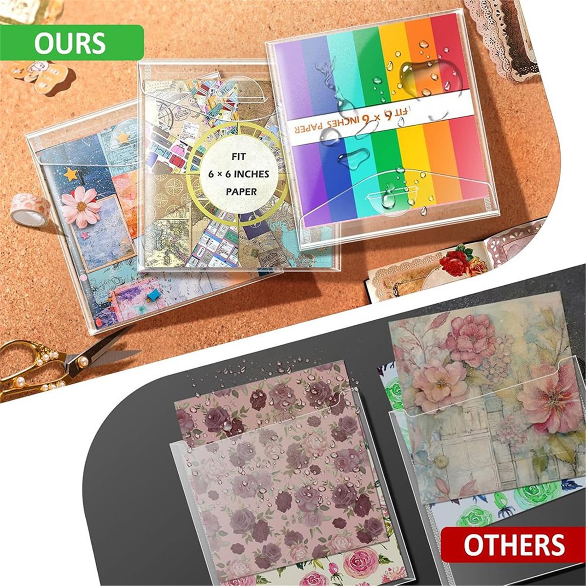 (A02R] 6x6Inch Scrapbook Stora - огляд і ціна Scrapbooking