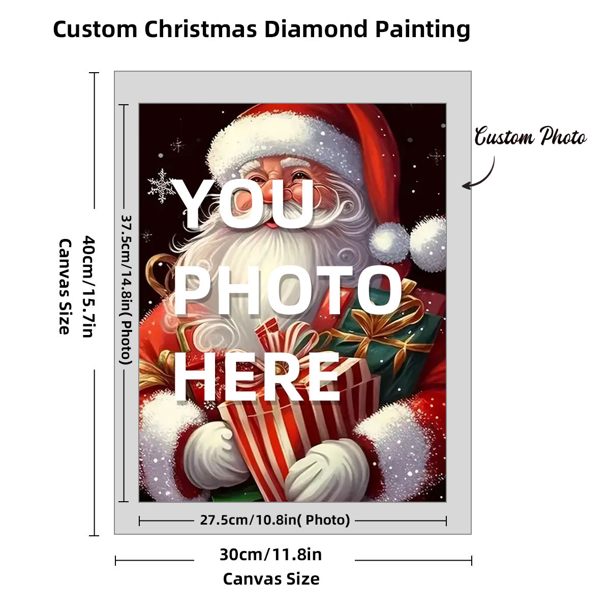 Custom Photo 5D Diamond Painti - огляд і ціна 5D Diamond Painting Kit Full Drill