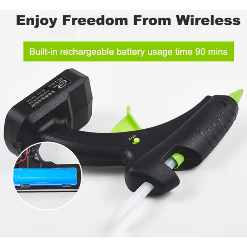 60W 12V Cordless Hot-Melt Glue - огляд і ціна Hot Melt Glue Gun Cordless