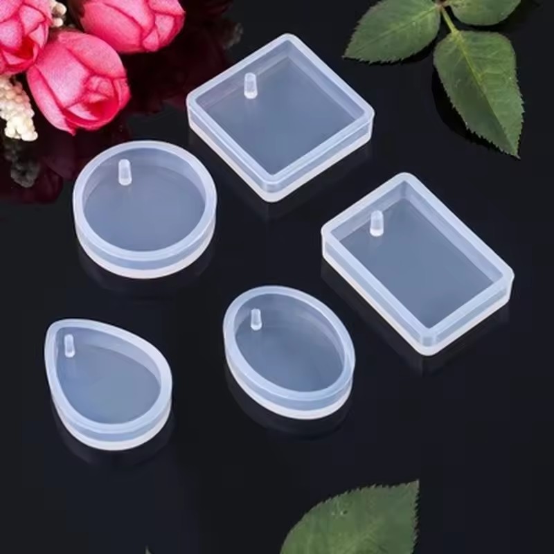 20Pcs/Set DIY Keychain Pendant - огляд і ціна Silicone Epoxy Resin Molds Set
