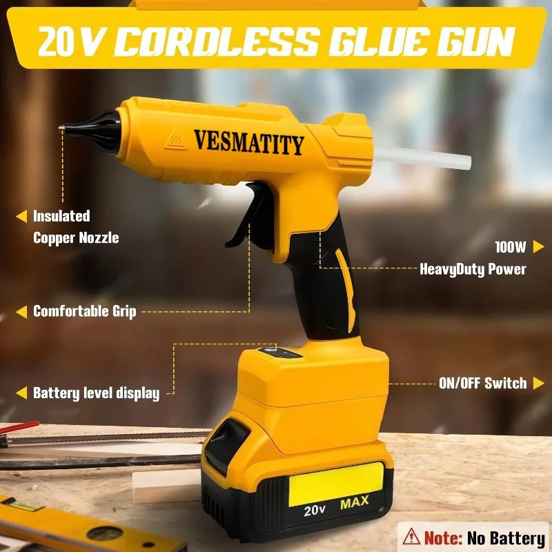 Cordless Electric Handheld Hot - огляд і ціна Hot Melt Glue Gun Cordless