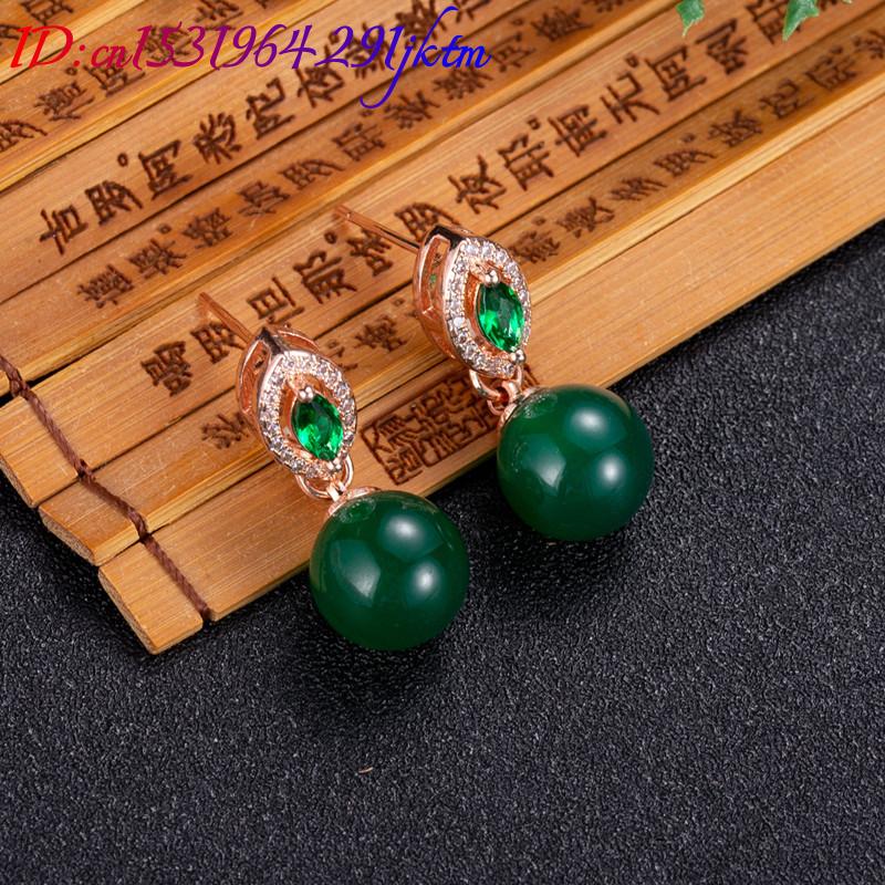Natural Jade Bead Earrings Fas - огляд і ціна Beading